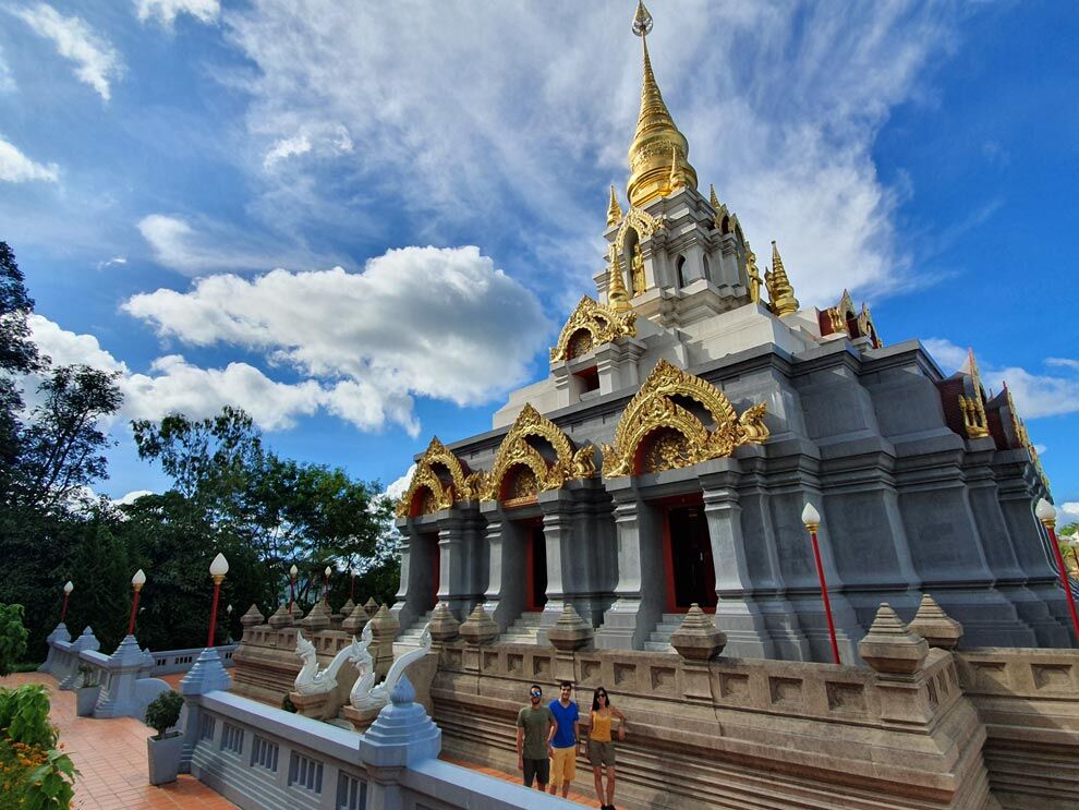 Doi Mae Salong Temple in the North of Thailand